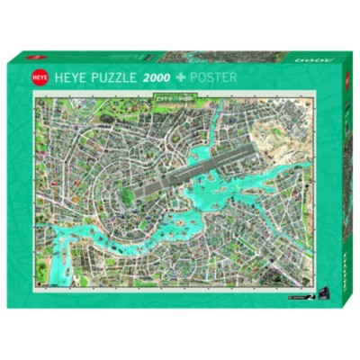 Puzzle Heye-29844 City of Pop