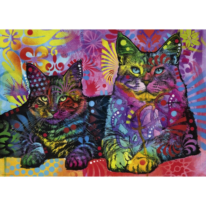 Puzzle Heye-29864 Dean Russo - Devoted 2 Cats