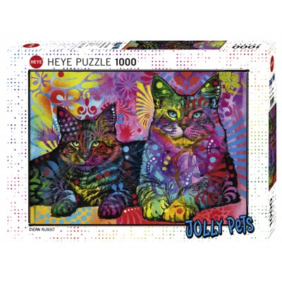 Puzzle Heye-29864 Dean Russo - Devoted 2 Cats