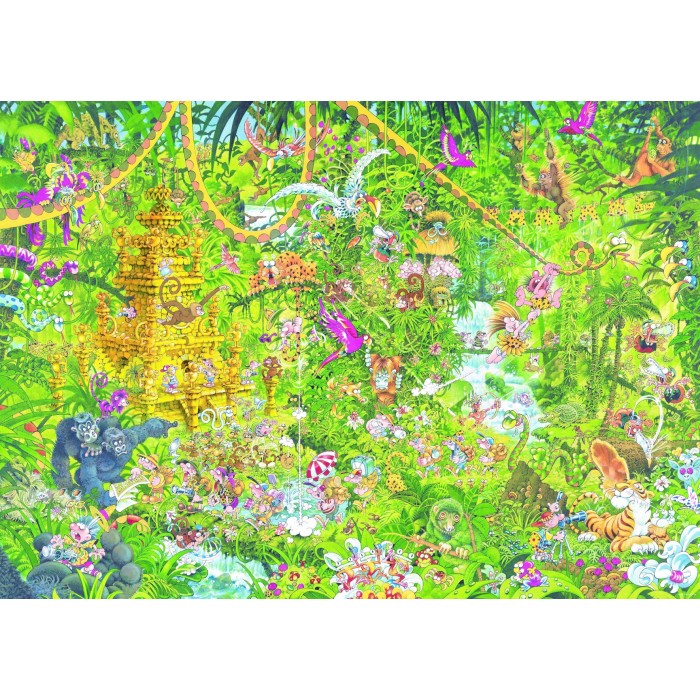 Puzzle Heye-29892 Ryba Michael - Deep Jungle