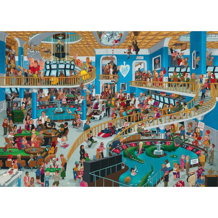 Puzzle  Heye-29934 Boite Triangulaire - Chaotic Casino