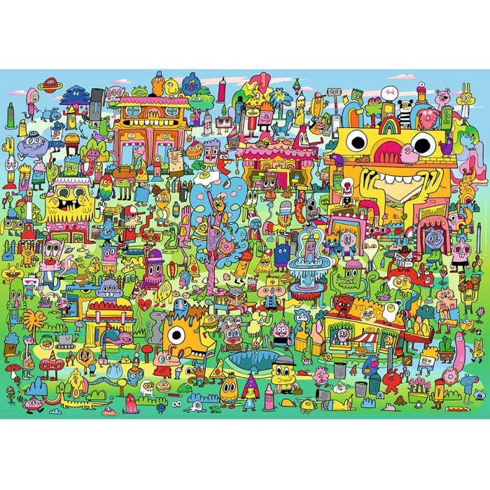 Puzzle  Heye-29936 Doodle Village