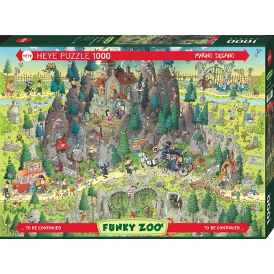 Puzzle Heye-29963 Funky Zoo - L'Habitat Transylvanien