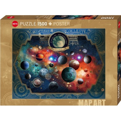 Puzzle Heye-30001 Monde de l'Espace