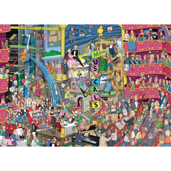 Puzzle  Heye-30044 Les Meilleures Comédies Musicales