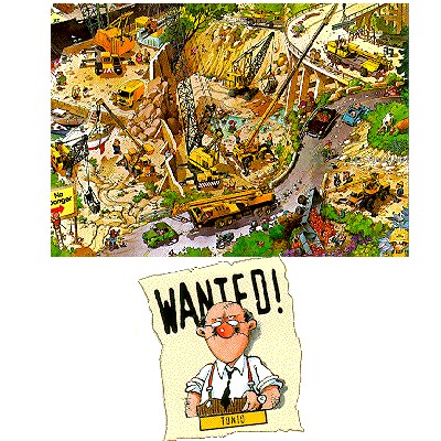 Puzzle Heye-30050 Loup : Wanted Tonio !