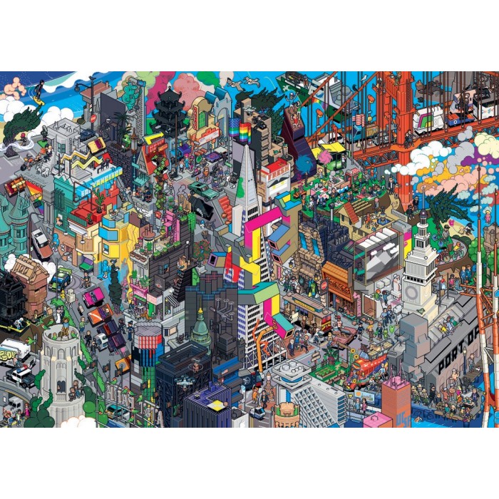 Puzzle  Heye-30055 La Quête de San Francisco