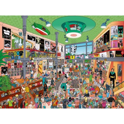 Puzzle Heye-30086 Record Store