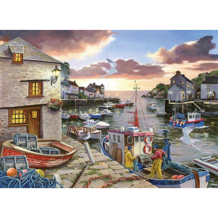 Puzzle  House-Of-Puzzles-HP0351 Pièces XXL - Lumières du Port