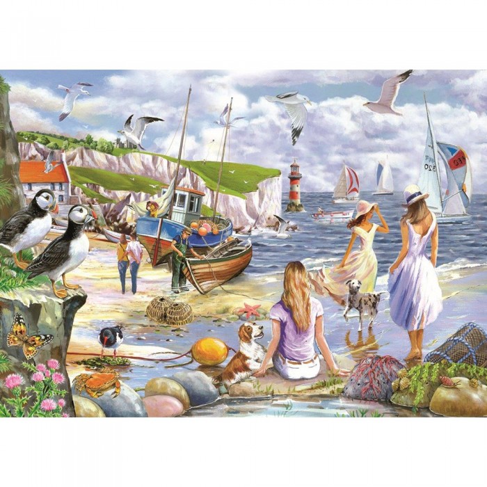 Puzzle  House-Of-Puzzles-HP0502 Pièces XXL - Brises De Bord De Mer