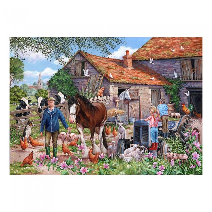 Puzzle  House-Of-Puzzles-HP0614 Pièces XXL - Ferme MacDonalds