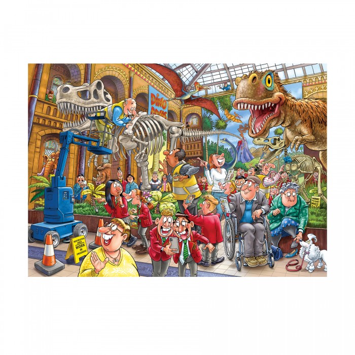 Puzzle  Jumbo-00014 WASGIJ Mystery 24 La Maladie au Musée !