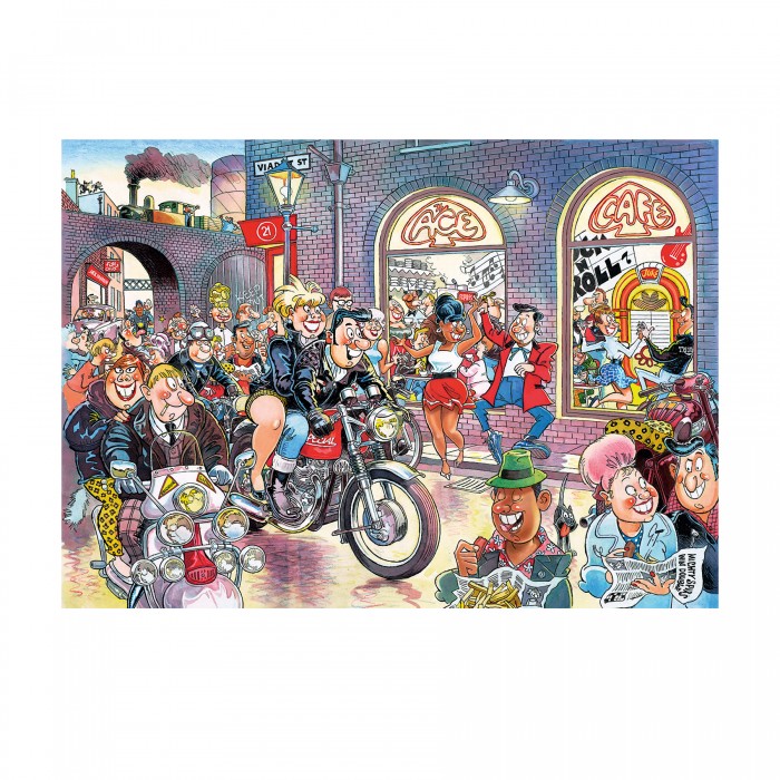 Puzzle  Jumbo-00017 Wasgij Destiny - Danser le Rock Toute la Nuit!