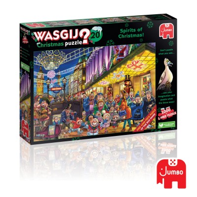 Jumbo-00334 2 Puzzles - WASGIJ Les Esprits de Noël !