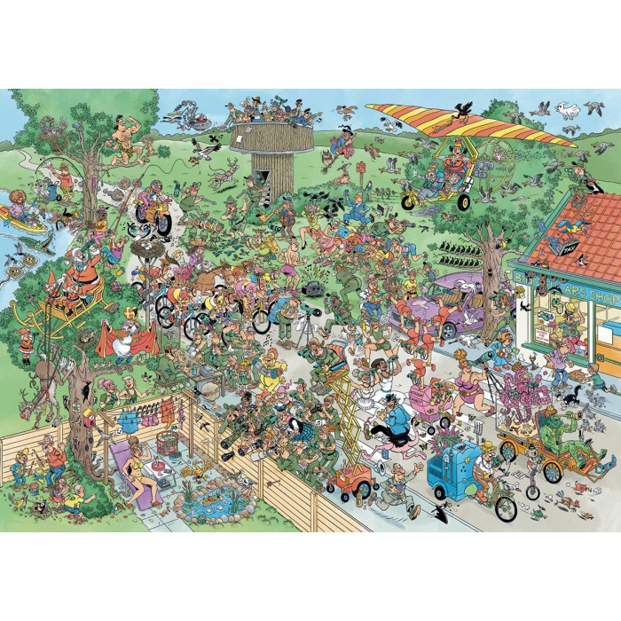 Puzzle  JUMBO-00340 JVH - Le Recensement Annuel des Oiseaux