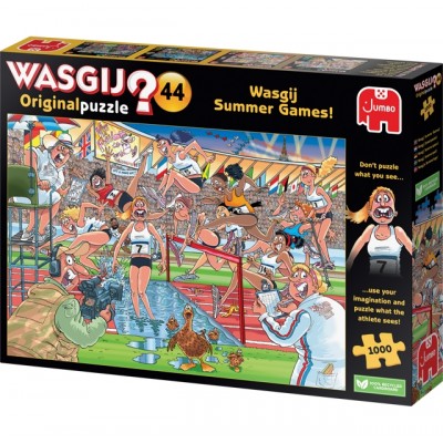 Puzzle Jumbo-00587 WASGIJ ORIGINAL 44 - JEUX D'ÉTÉ! (1000 PIECES)