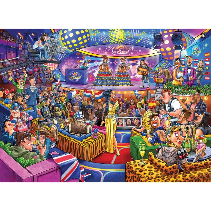 Puzzle  Jumbo-00591 Wasgij Mystery 25 - Eurosound Contest!