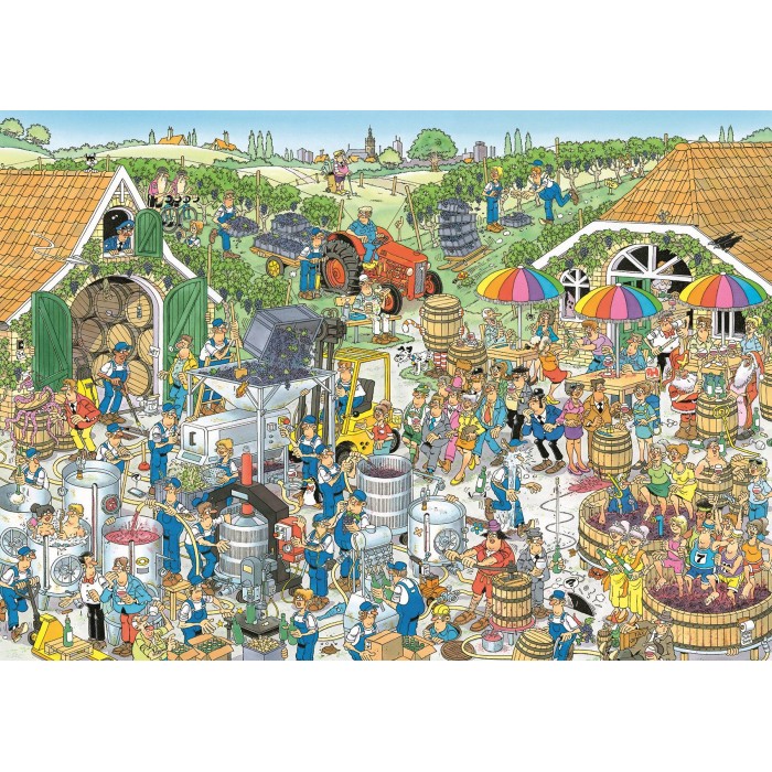 Puzzle  Jumbo-00604 Jan Van Haasteren - Exploitation Vinicole