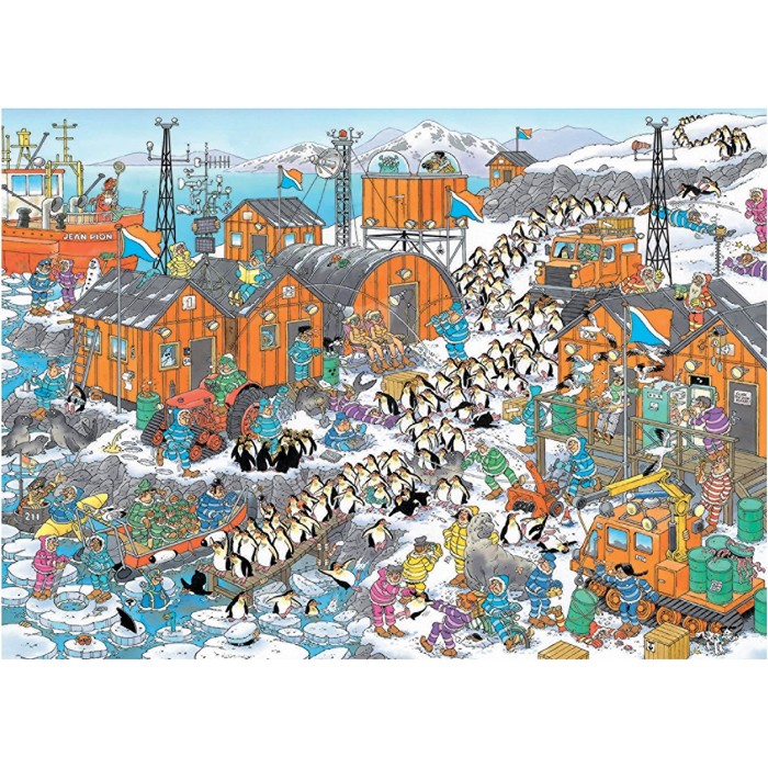 Puzzle  Jumbo-00607 JAN VAN HAASTEREN - EXPÉDITION AU PÔLE SUD (1000 PIECES)