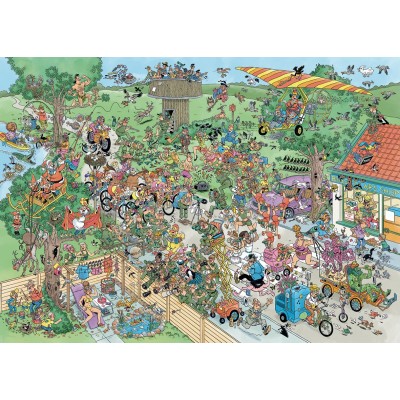 Puzzle Jumbo-00623 JAN VAN HAASTEREN - LE RECENSEMENT ANNUEL DES OISEAUX (1000 PIECES)