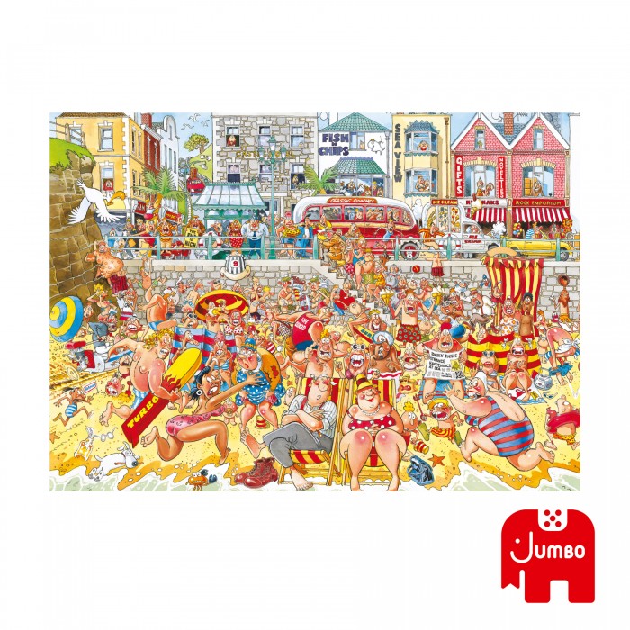 Puzzle Jumbo-01850 WASGIJ RETRO ORIGINAL 8 - Raz de Marée