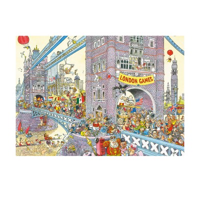 Puzzle Jumbo-01852 WASGIJ RETRO MYSTERY 8 - L'Obstacle Final