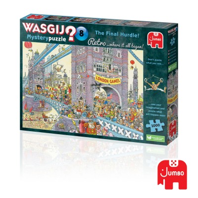 Puzzle Jumbo-01852 WASGIJ RETRO MYSTERY 8 - L'Obstacle Final