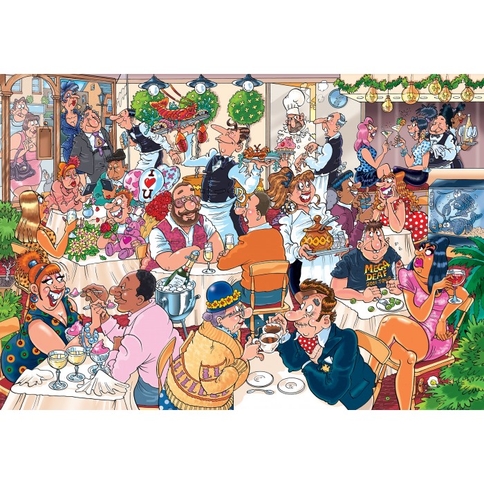 Puzzle  JUMBO-01853 WASGIJ MYSTERY 26 Rendez-Vous Nocturne