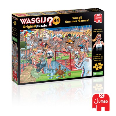 Puzzle JUMBO-01856 WASGIJ ORIGINAL 44 - Les Jeux d'Été