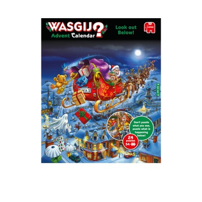 Jumbo-01872 24 Puzzles de 54 Pièces - WASGIJ Calendrier de l'Avent Noël