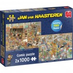   2 Puzzles - Jan Van Haasteren - Galerie des Curiosités & L'Atelier de Rembrandt