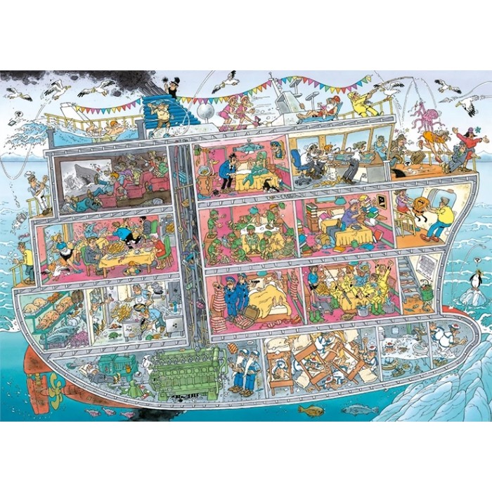 Puzzle  Jumbo-20021 Jan Van Haasteren - La Croisière