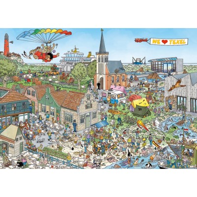 Puzzle Jumbo-20036 JVH RETRAITE INSULAIRE (1000 PIÈCES)
