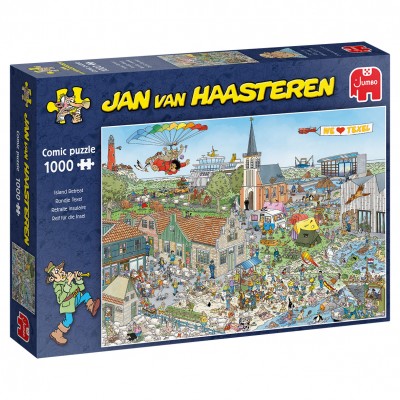 Puzzle Jumbo-20036 JVH RETRAITE INSULAIRE (1000 PIÈCES)