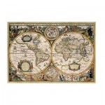 Puzzle   Carte du Monde en 1630
