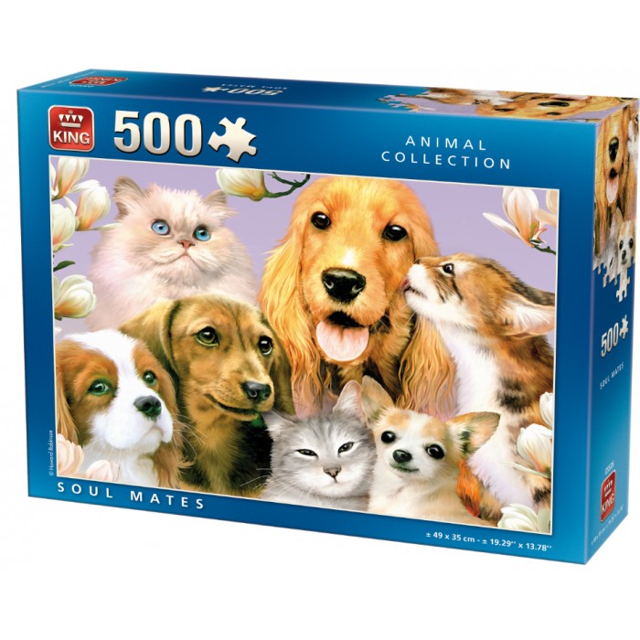 Puzzle   Âmes Soeurs, Chats et Chiens