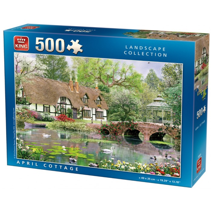 Puzzle   Cottage en Avril