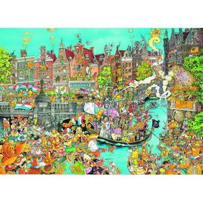 Puzzle King-Puzzle-05132 Comic Collection - Amsterdam Queen's Day
