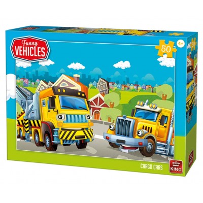 Puzzle King-Puzzle-05522 Cargo Cars