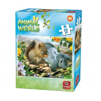 Puzzle King-Puzzle-05774-C Animal World