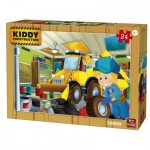 Puzzle  King-Puzzle-55835 Kiddy Construction - Teamwork
