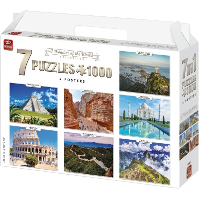 King-Puzzle-55877 7 Puzzles - 7 Wonders of The World
