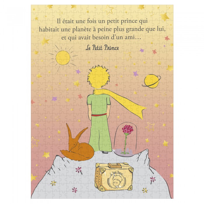 Puzzle  Kiub-80029 Le Petit Prince - Dégradé Valise