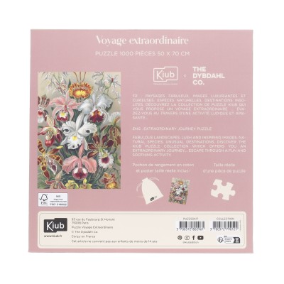 Puzzle Kiub-80296 Bouquet de Fleurs