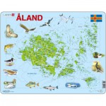 Larsen-A12-SE Puzzle Cadre - Carte des Iles Åland