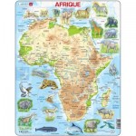  Larsen-A22-FR Puzzle Cadre - Afrique (en Français)