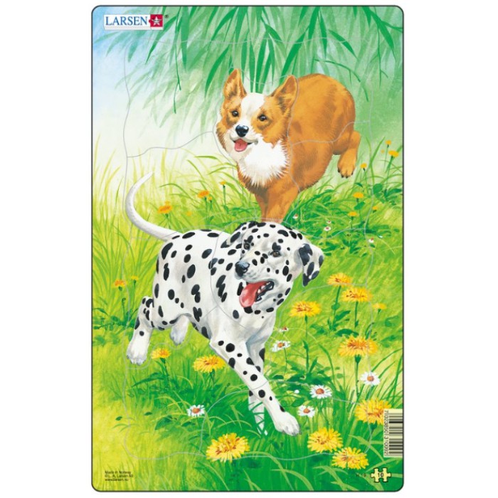 Larsen-H19-1 Puzzle Cadre - Chiens