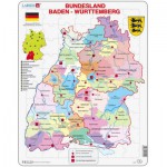  Larsen-K22-DE Puzzle Cadre - Bundesland : Baden Württemberg (en Allemand)