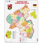 Larsen-K26-DE Puzzle Cadre - Bundesland : Rheinland-Pfalz (en Allemand)