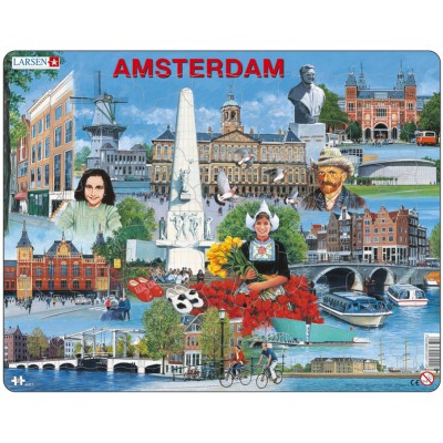 Larsen-KH11-NL Puzzle Cadre - Souvenirs d'Amsterdam